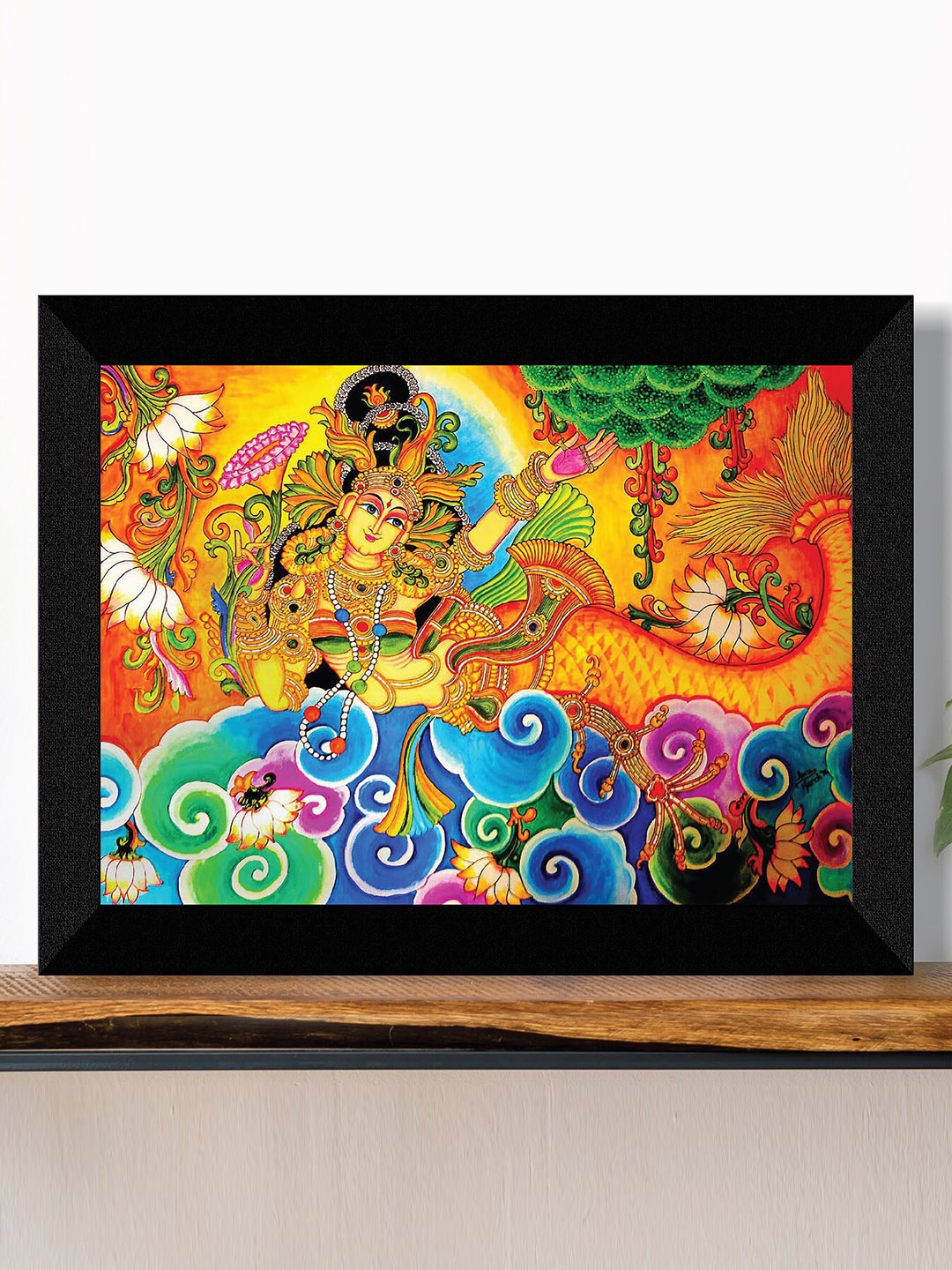 

SAF Yellow & Black Painting Wall Art