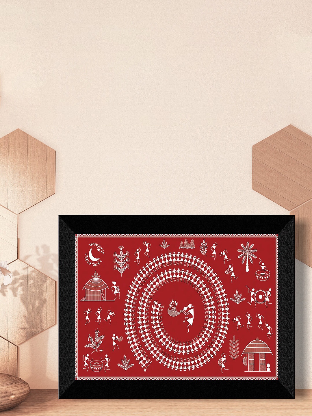 

SAF Red & Black Painting Wall Art