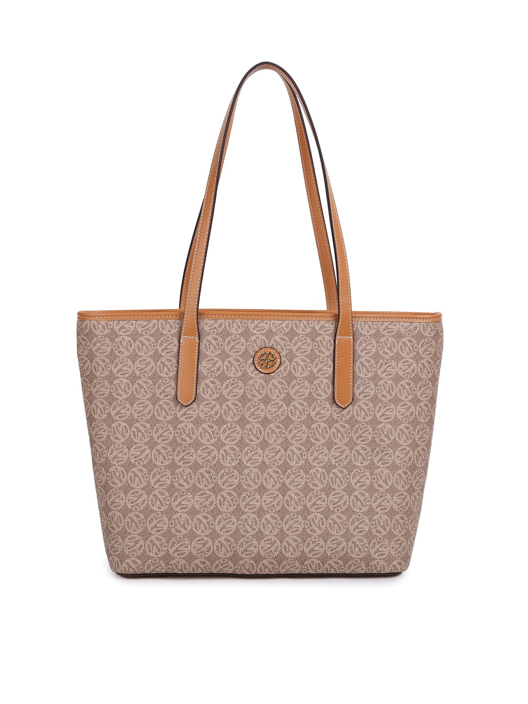 

Sasimo Textured Shopper Tote Bag, Beige