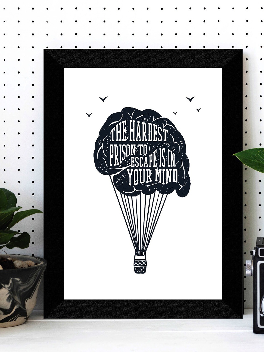 

SAF Black & White Painting Wall Art