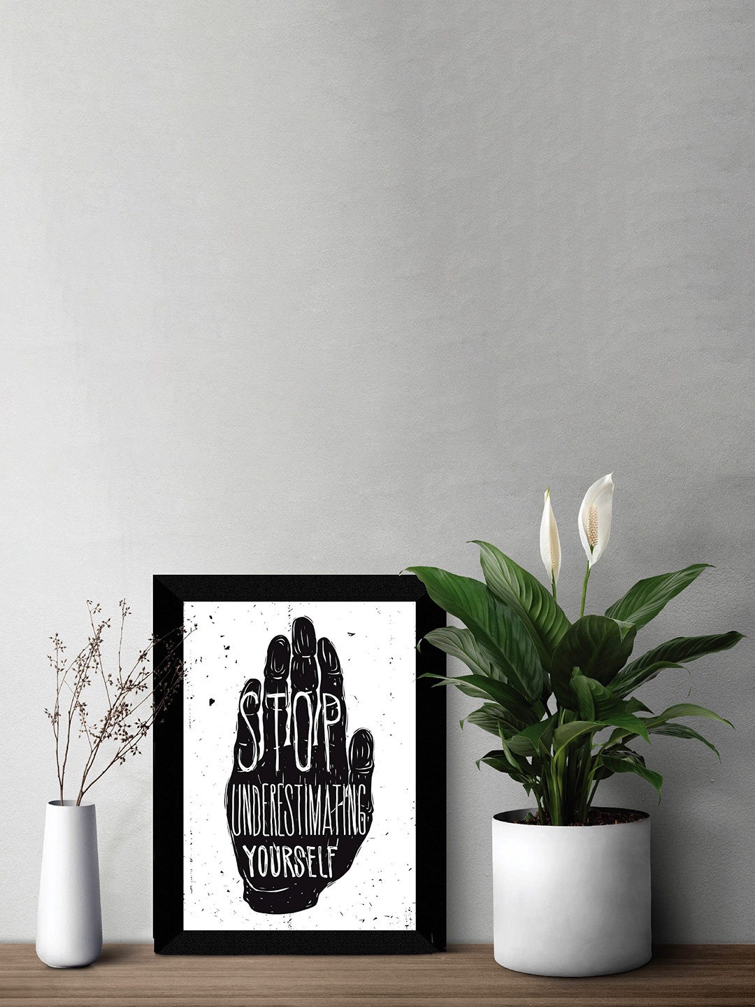 

SAF Black & White Painting Wall Art
