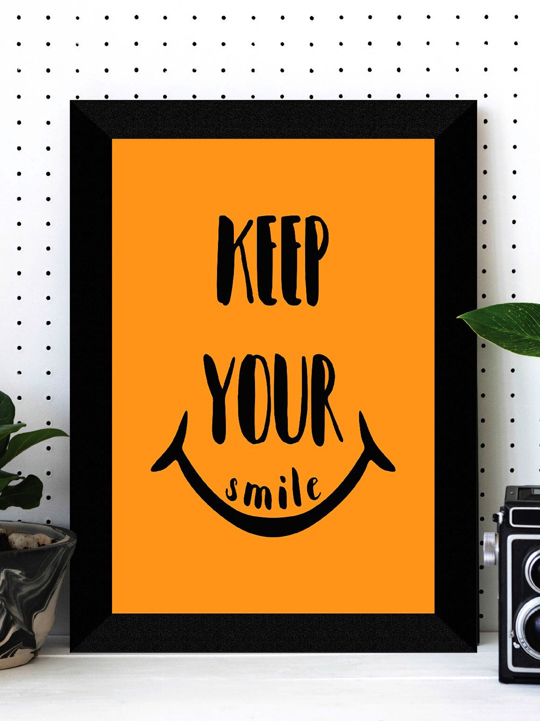 

SAF Yellow & Black Painting Wall Art