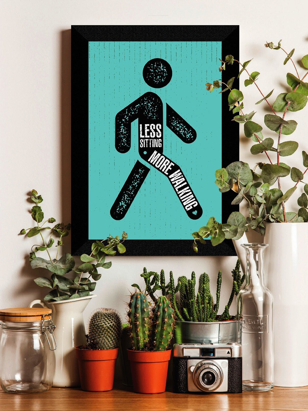 

SAF Blue & Black Motivational Quotes Painting Wall Art