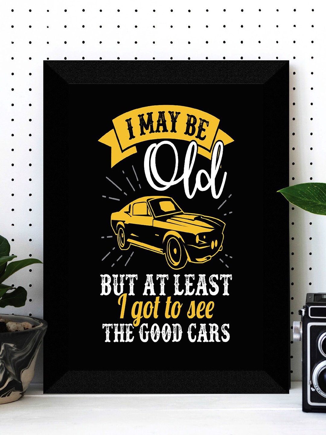 

SAF Black & Yellow Motivational Quotes Painting Wall Art