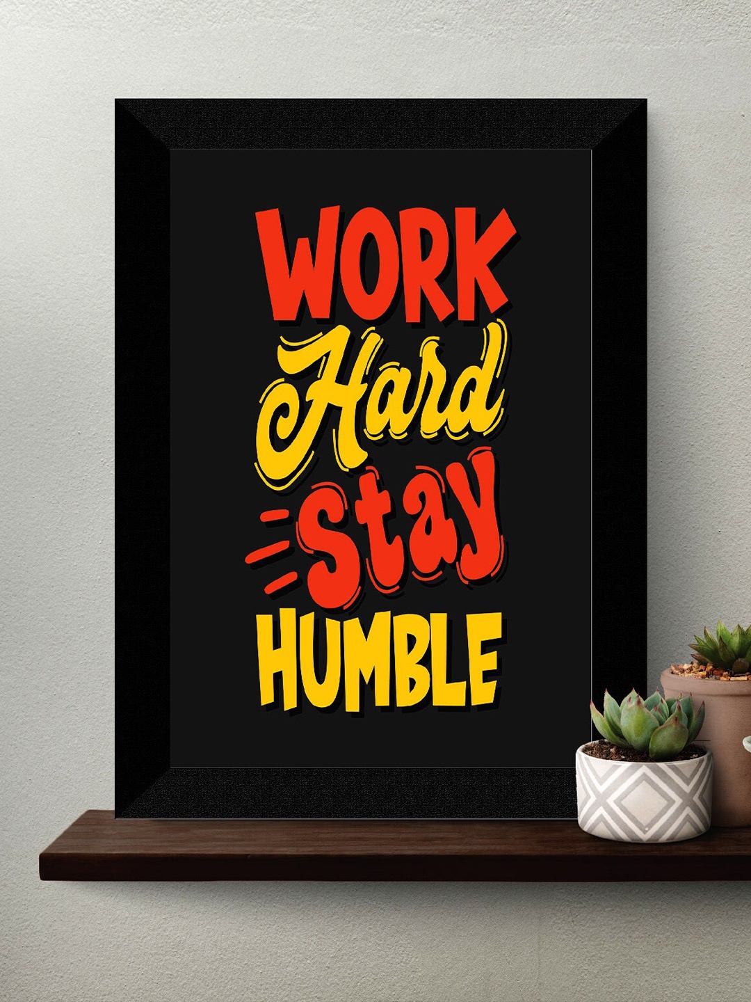 

SAF Black & Yellow Painting Wall Art