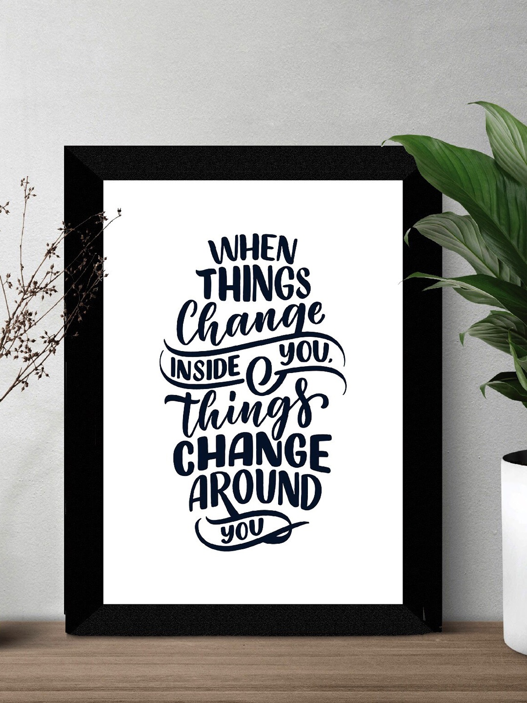 

SAF White & Black Painting Wall Art