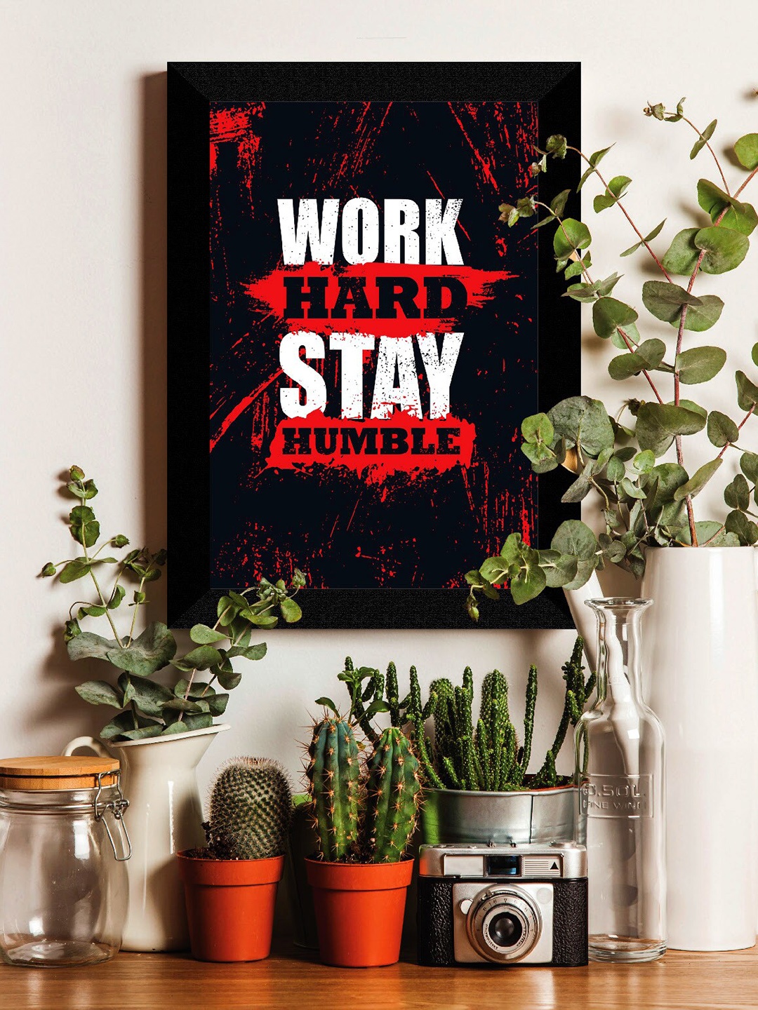 SAF Black & White Painting Wall Art