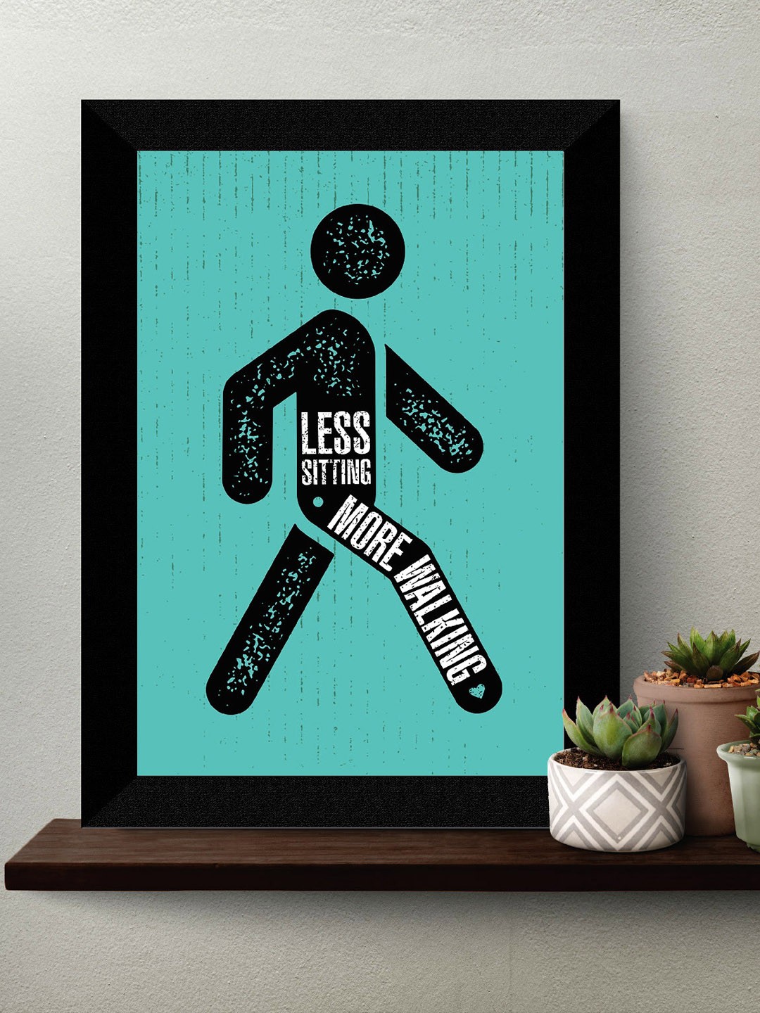 

SAF Green & Black Painting Wall Art
