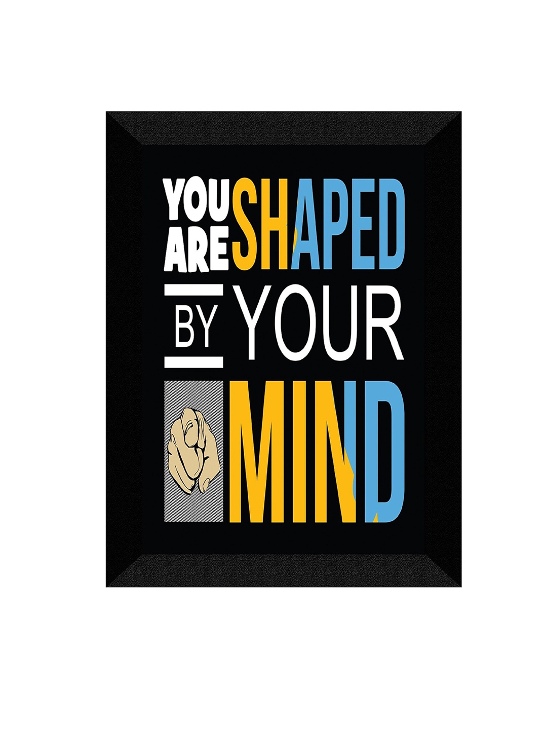 

SAF Black & Yellow Motivational Quotes Painting Wall Art