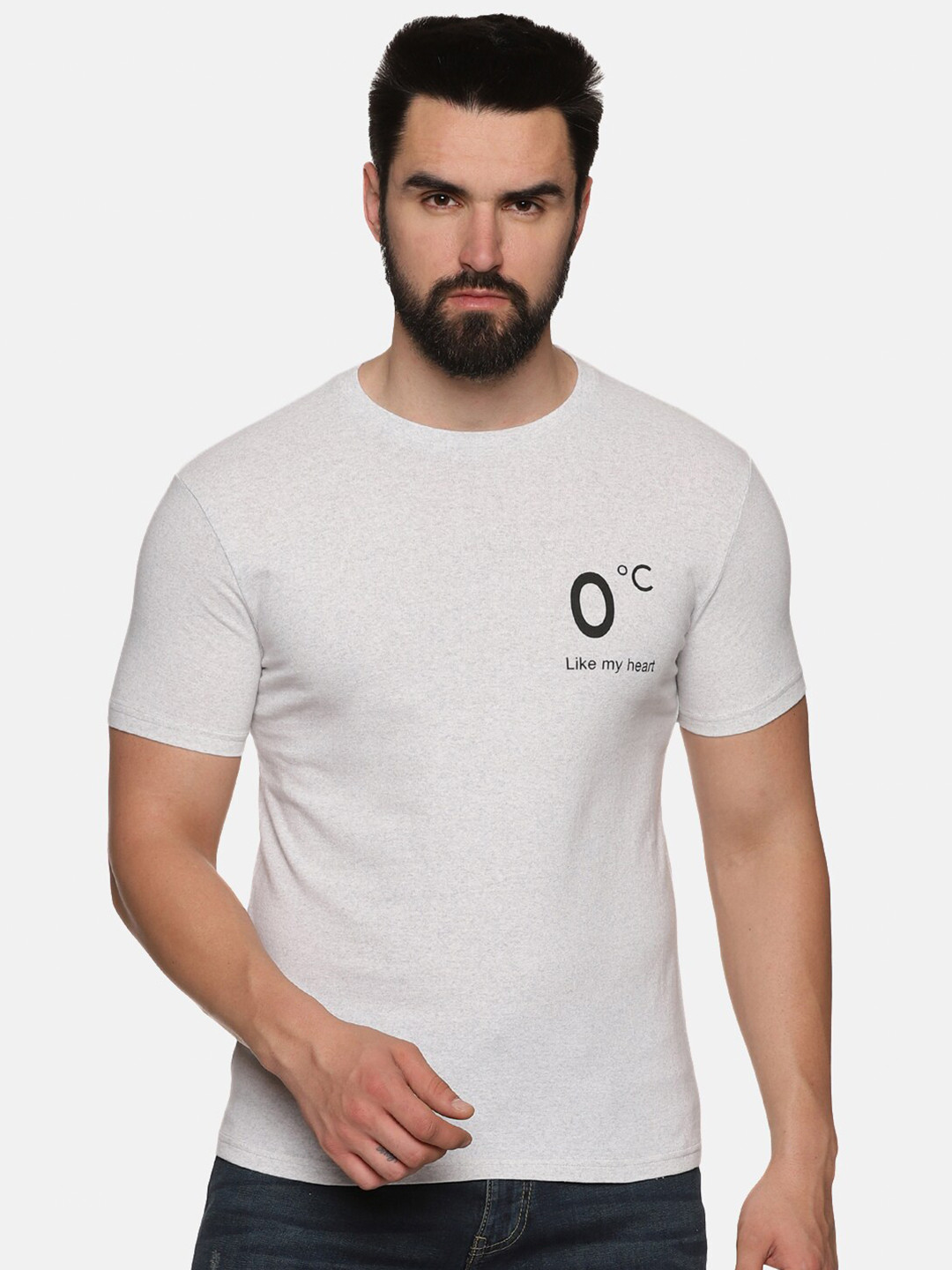 

UrGear Round Neck Pure Cotton T-shirt, Grey