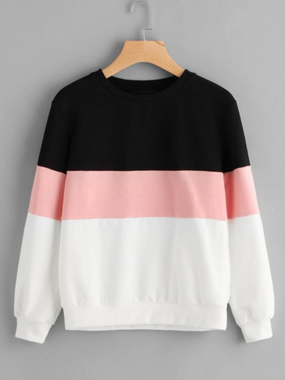 

Try This Colourblocked Round Neck Cotton T-shirt, Peach