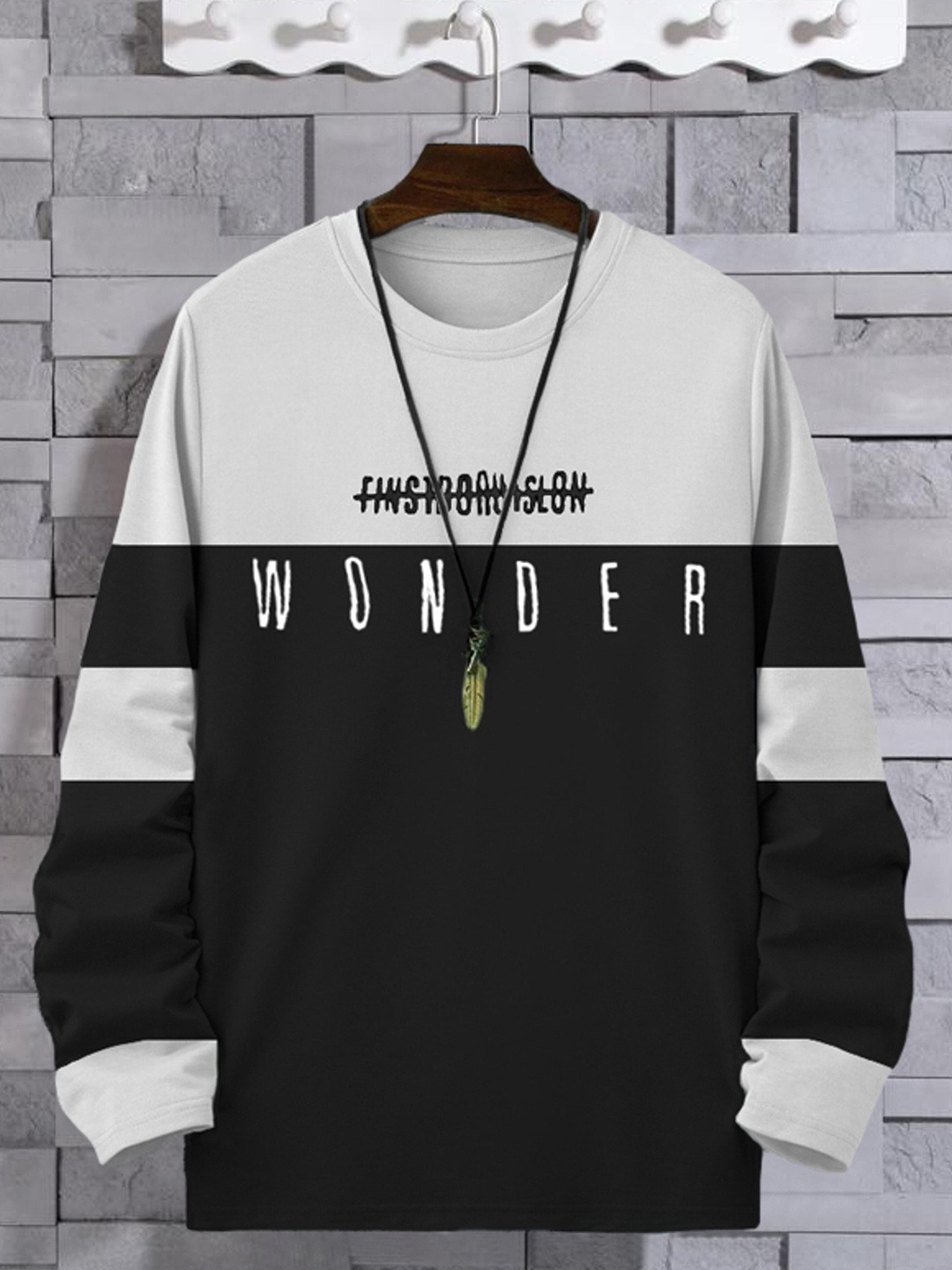 

Try This Colourblocked Cotton T-shirt, White