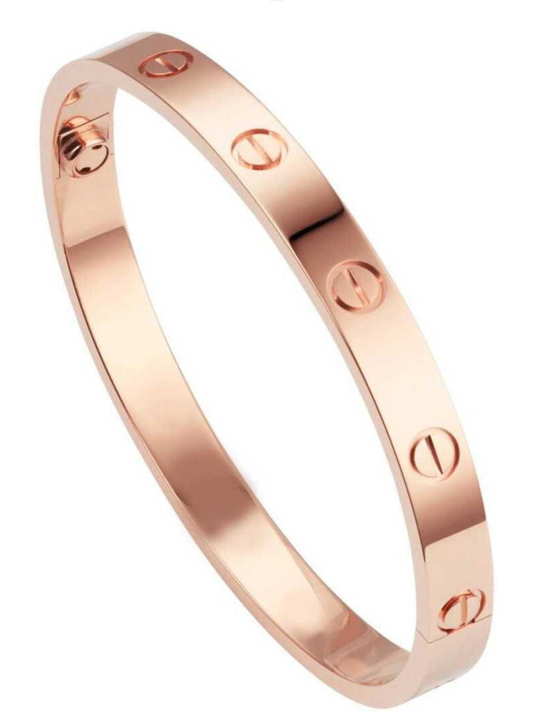 

MYKI Women Rose Gold-Plated Kada Bracelet