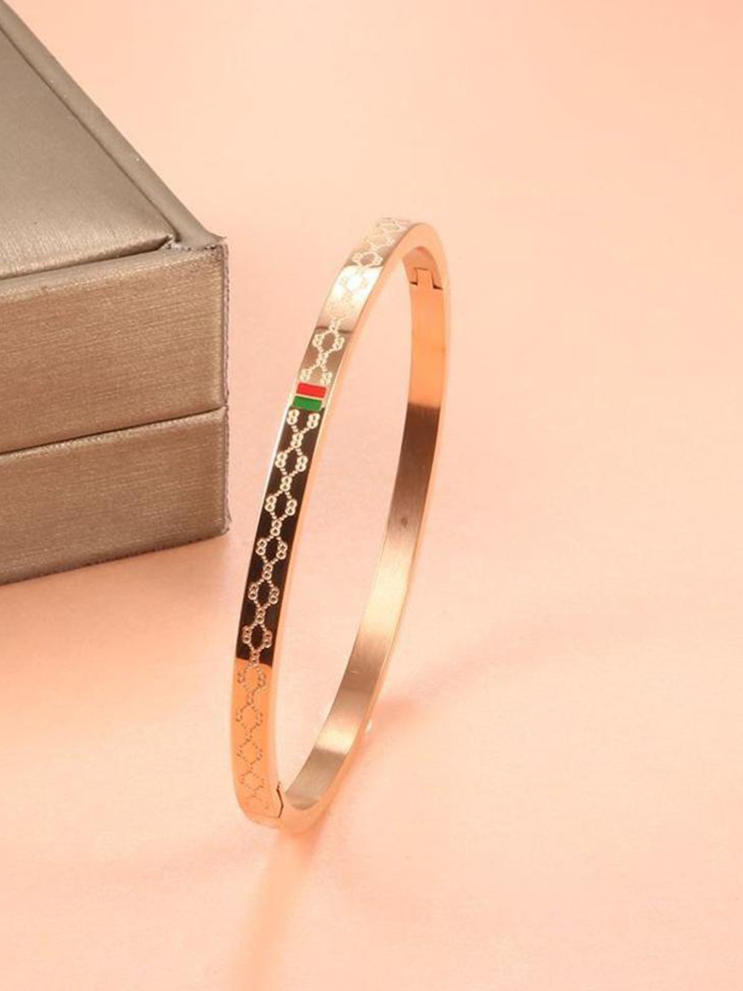 

MYKI Rose Gold-Plated Kada-Style Bracelet