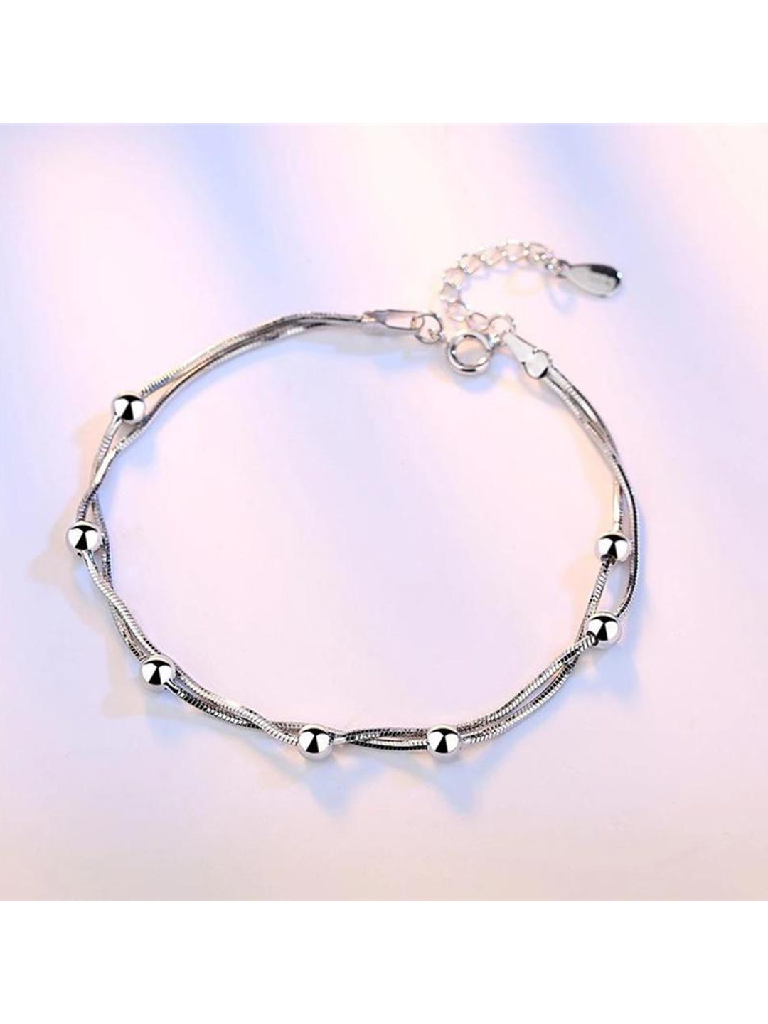 

MYKI Silver-Plated Charm Bracelet