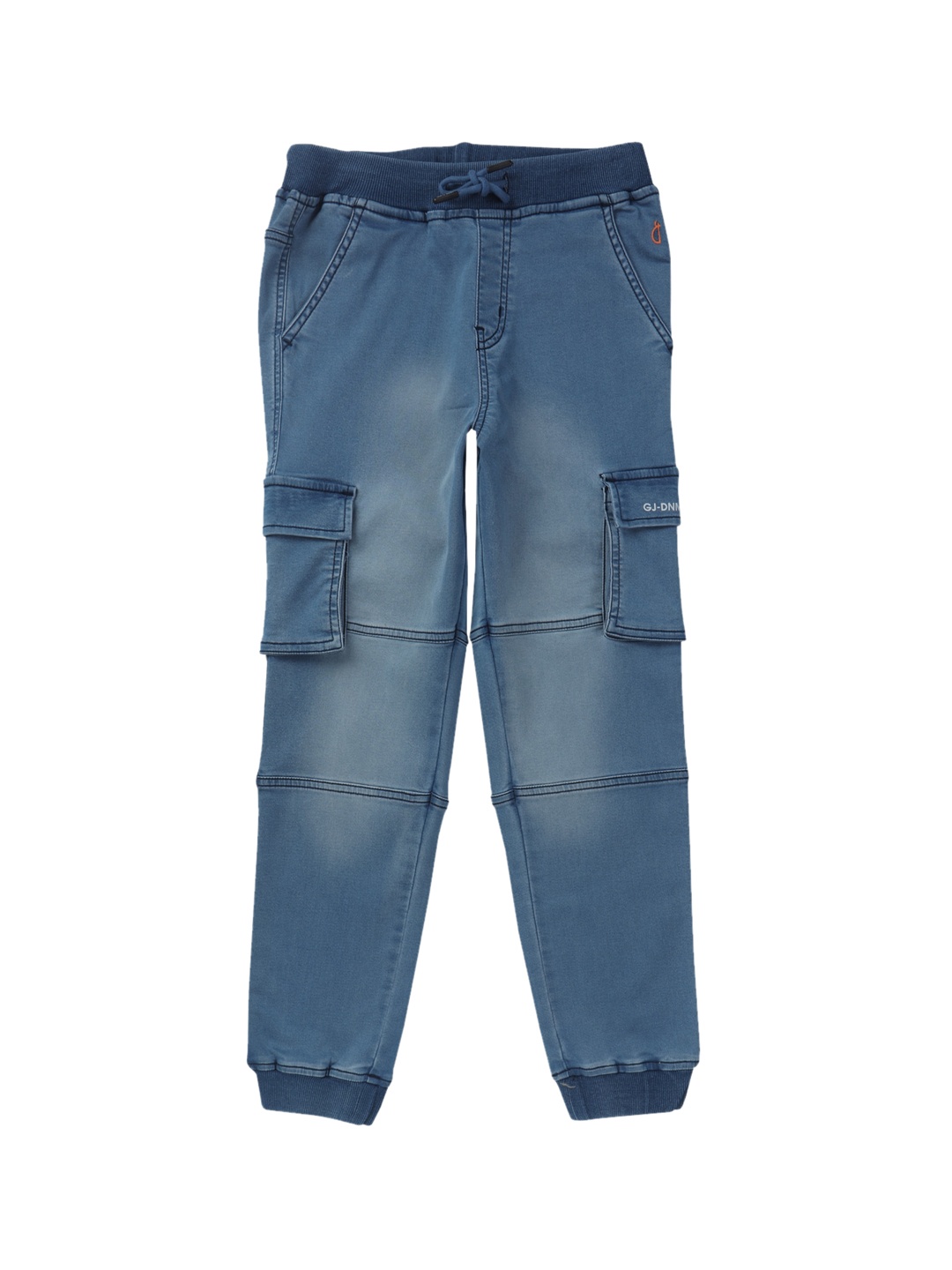 

Gini and Jony Boys Clean Look Light Fade Cotton Jogger, Blue