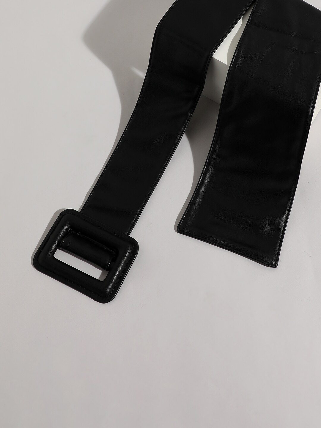 

HAUTE SAUCE by Campus Sutra Women Wide Casual Belt, Black