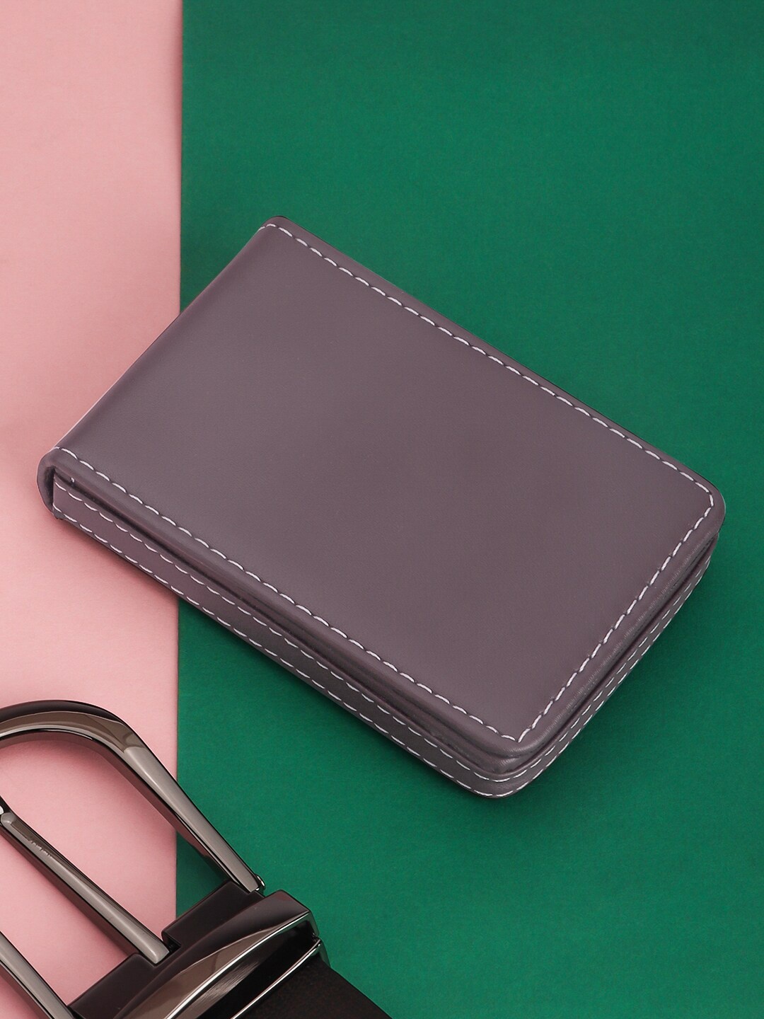 

The Roadster Lifestyle Co. Brown Textured Card Holder