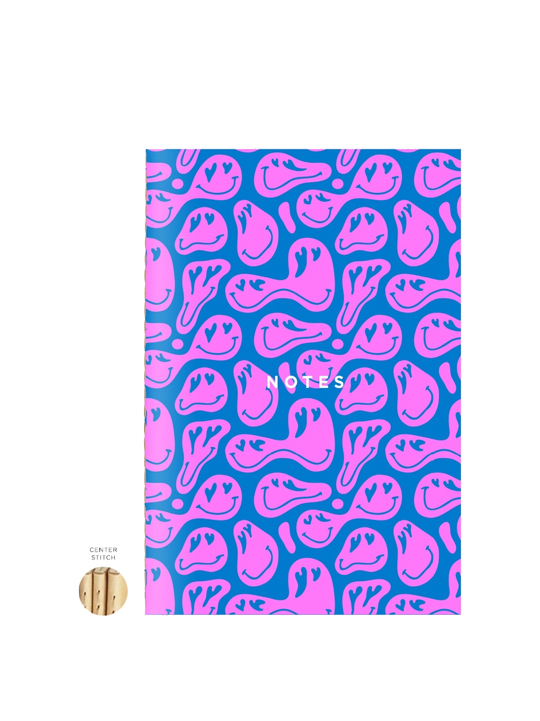 

The Art People Typography Printed Stitched Notebook, Pink