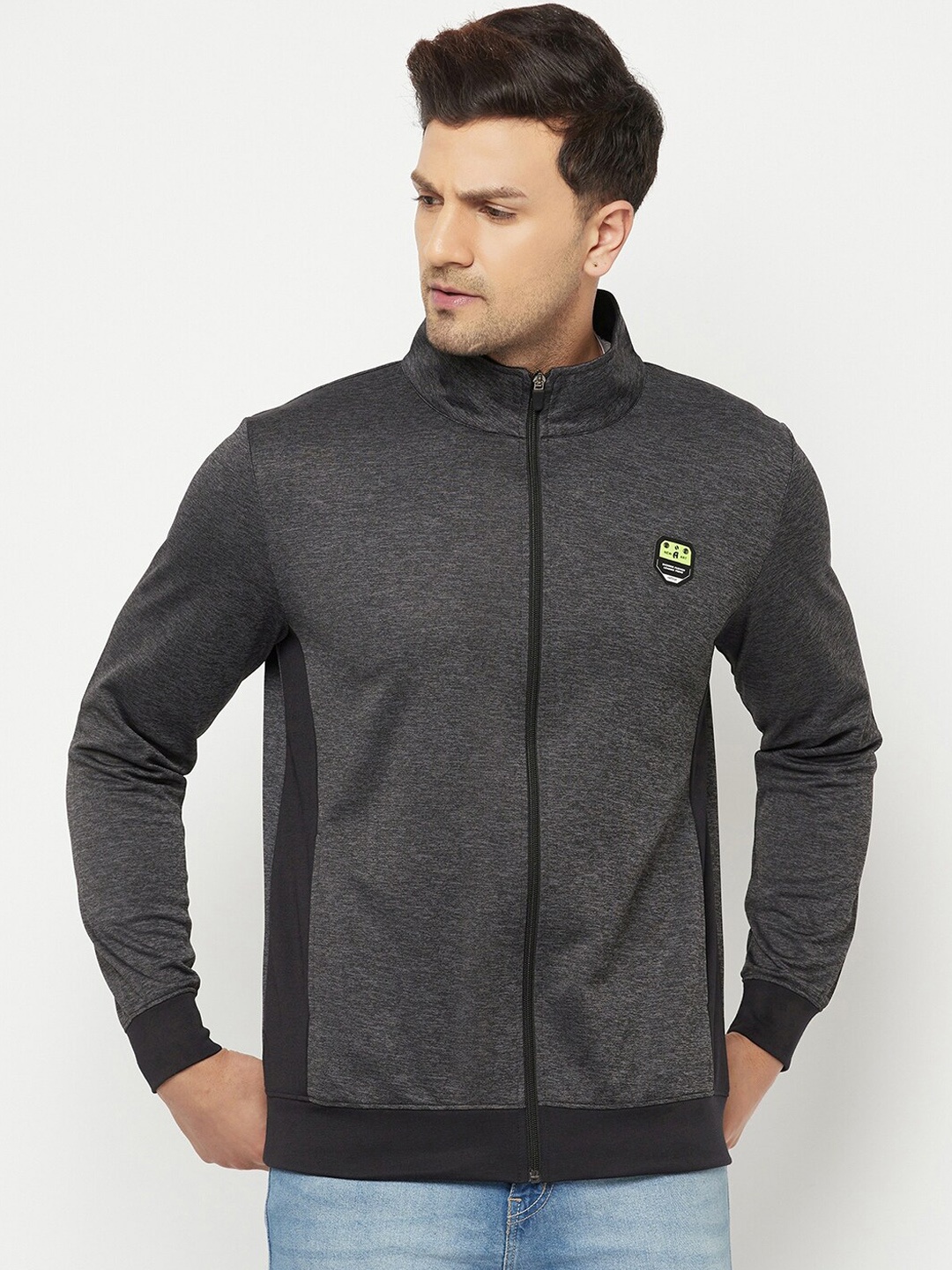 

GLITO Stretchable Bomber Jacket, Black