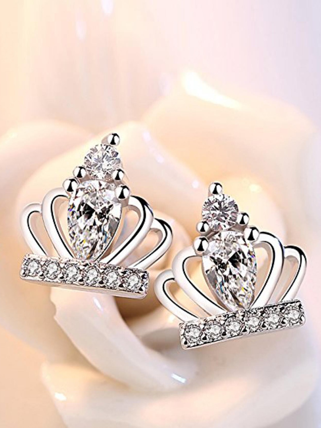 

MYKI Silver-Plated Studs Earrings
