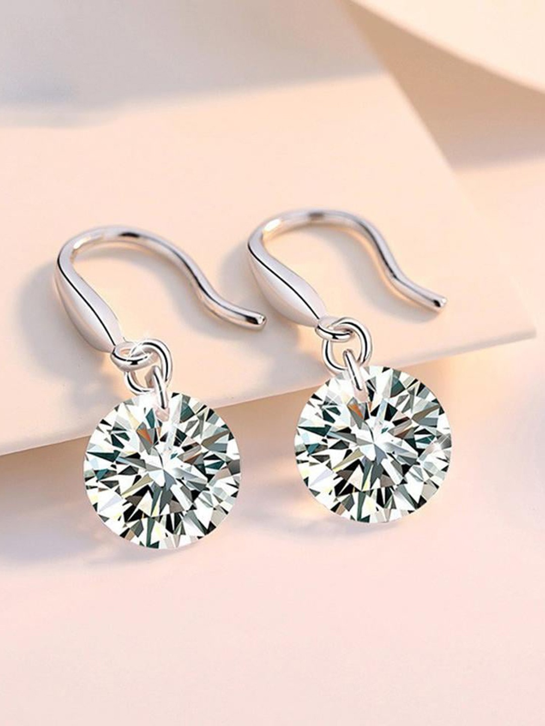 

MYKI Silver-Plated Floral Drop Earrings