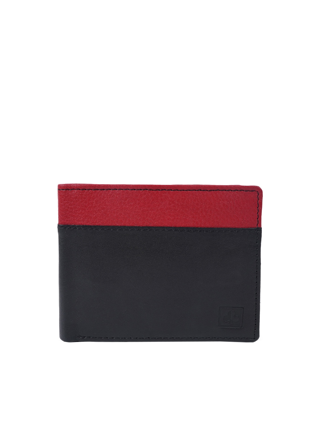 

CIMONI Colourblocked Leather Two Fold Wallet, Red