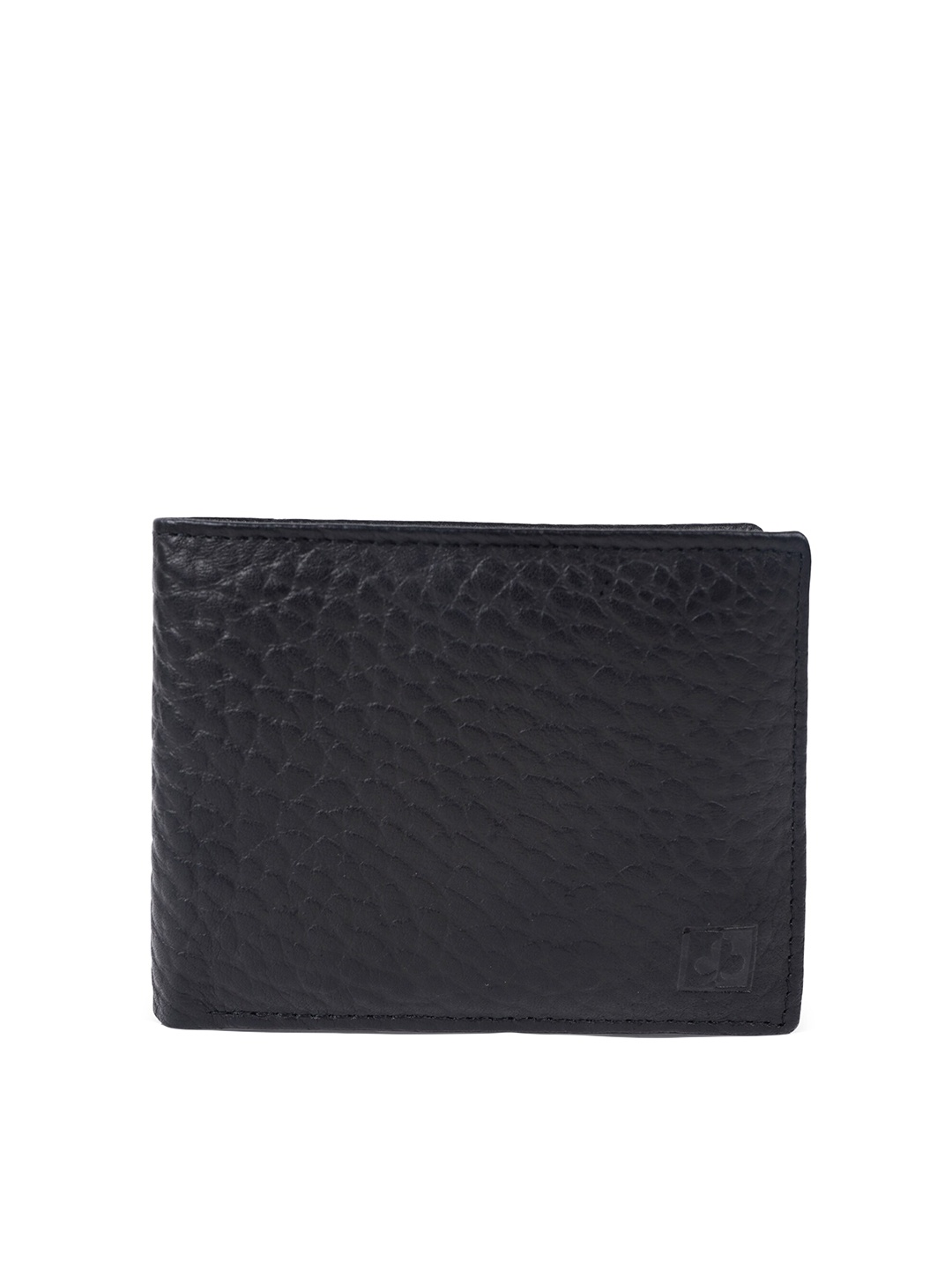 

CIMONI Textured Leather Two Fold Wallet, Black