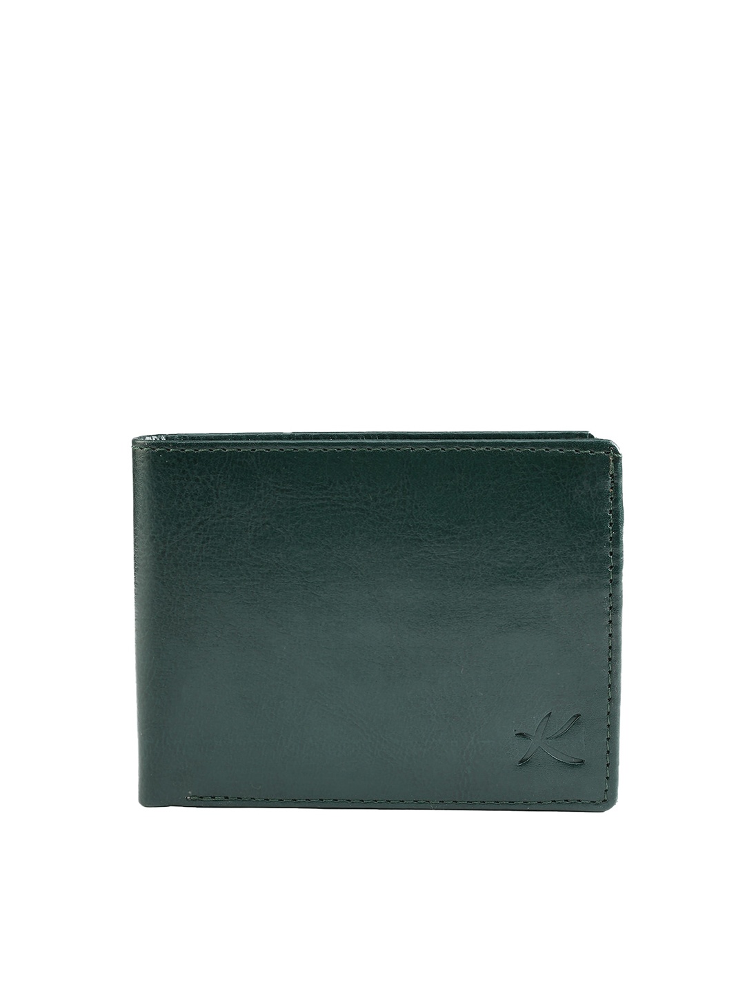 

Mast & Harbour Textured Two Fold Wallet With SIM Card Holder, Green