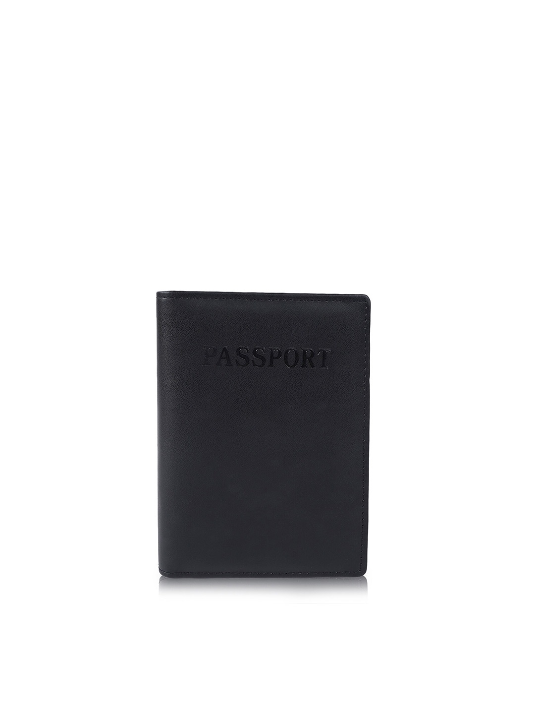 

CIMONI Leather Passport Holder, Black