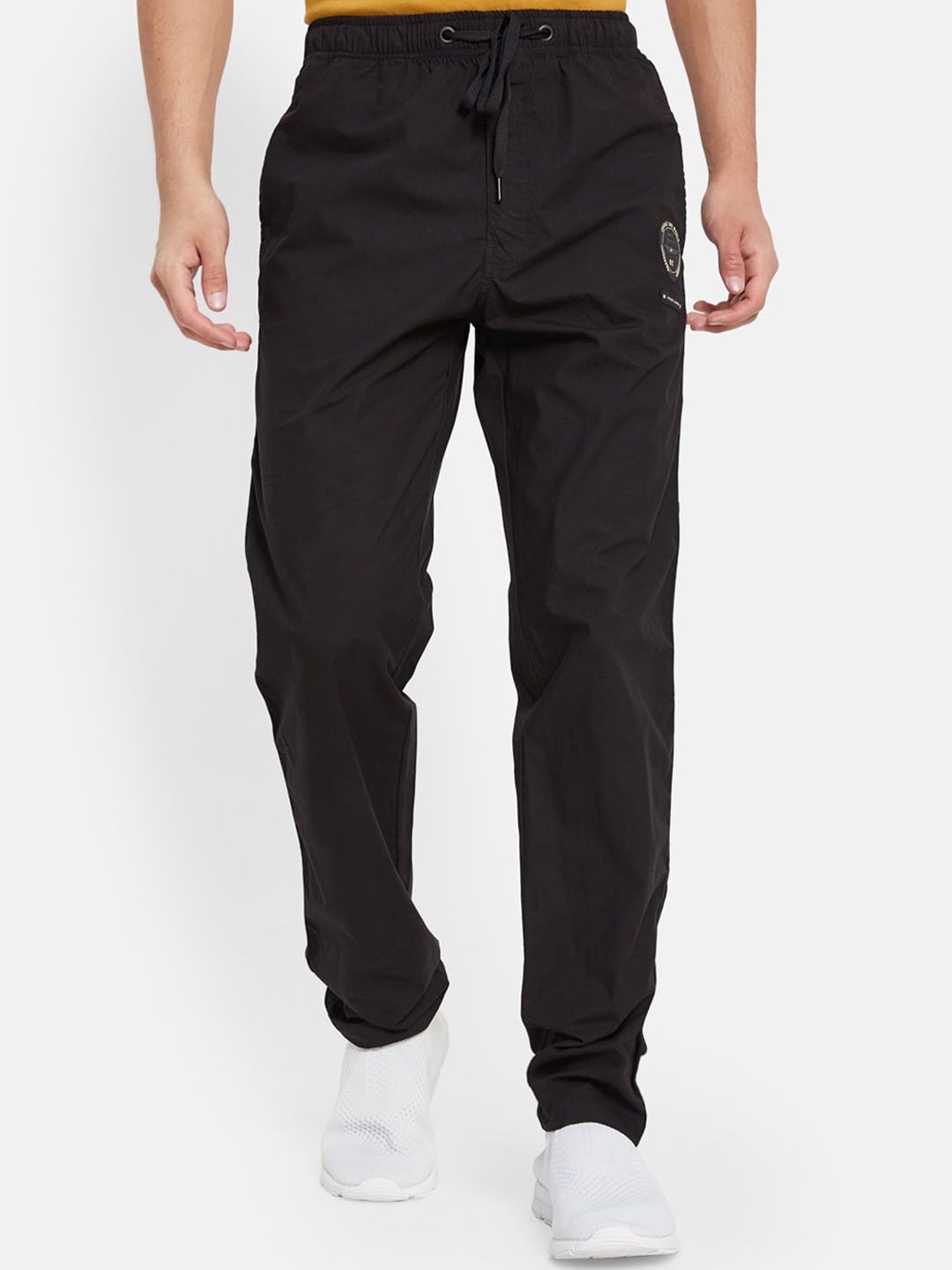 

Octave Men Regular Fit Pure Cotton Track Pants, Black