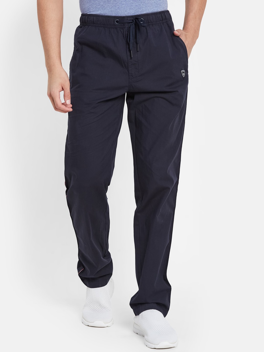 

Octave Men Cotton Track Pants, Navy blue