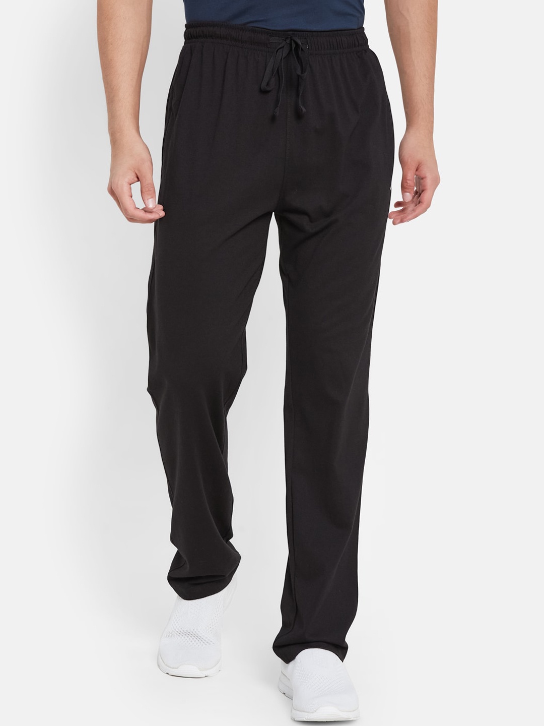 

Octave Men Pure Cotton Track Pants, Black