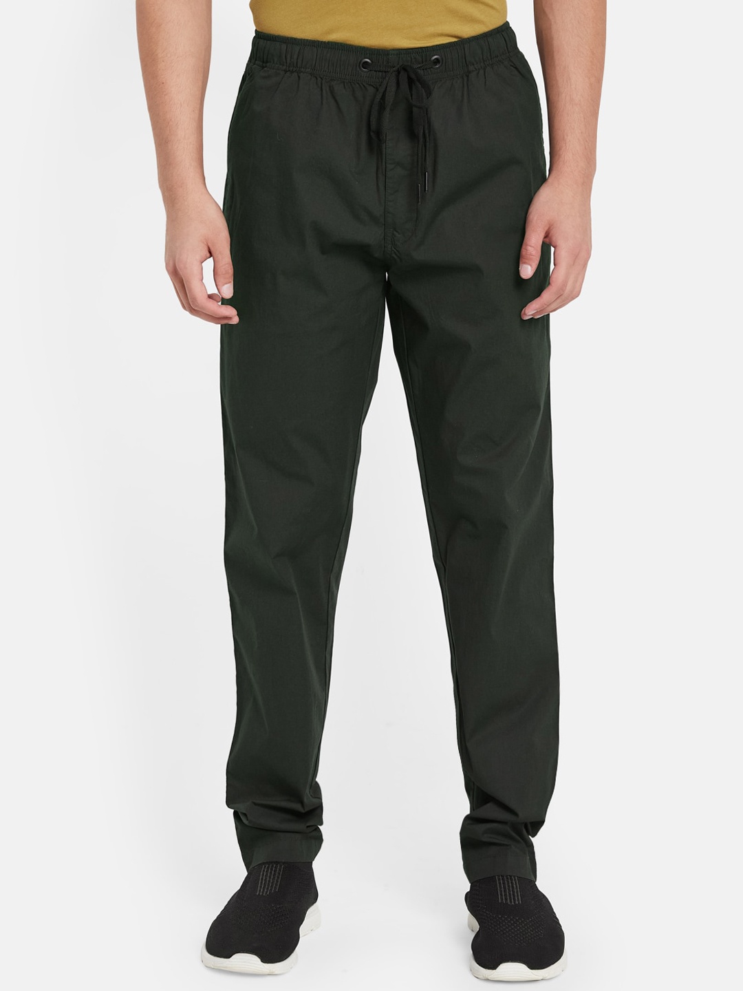 

Octave Men Cotton Sports Track Pants, Olive