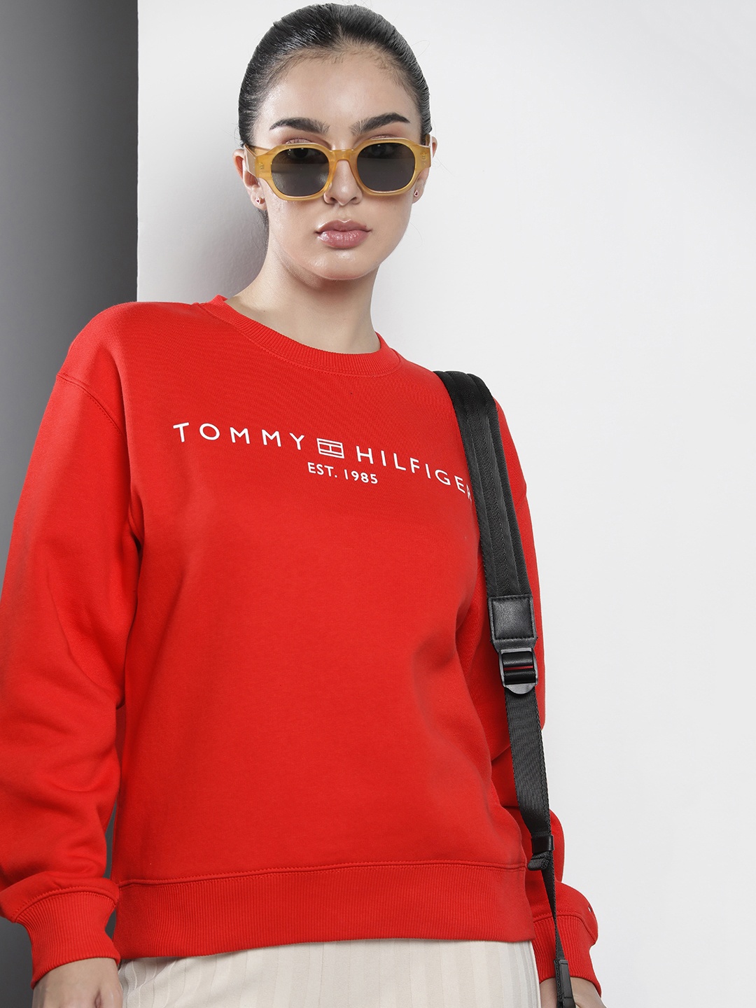 

Tommy Hilfiger Printed Long Sleeves Sweatshirt, Red