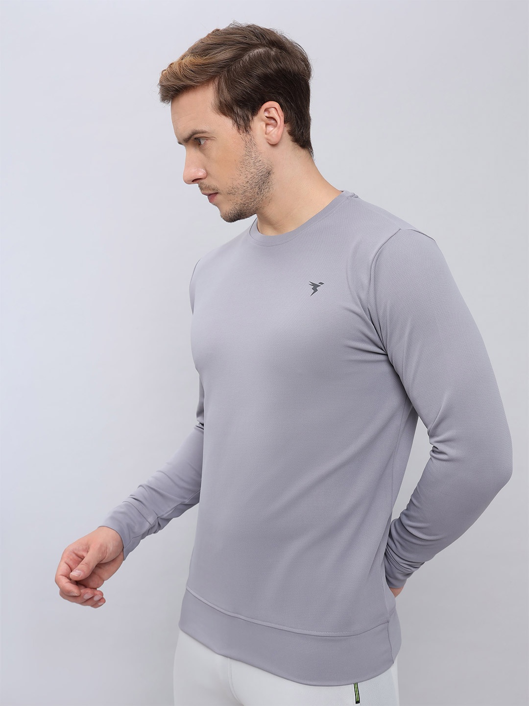 

Technosport Antimicrobial Slim Fit T-shirt, Grey
