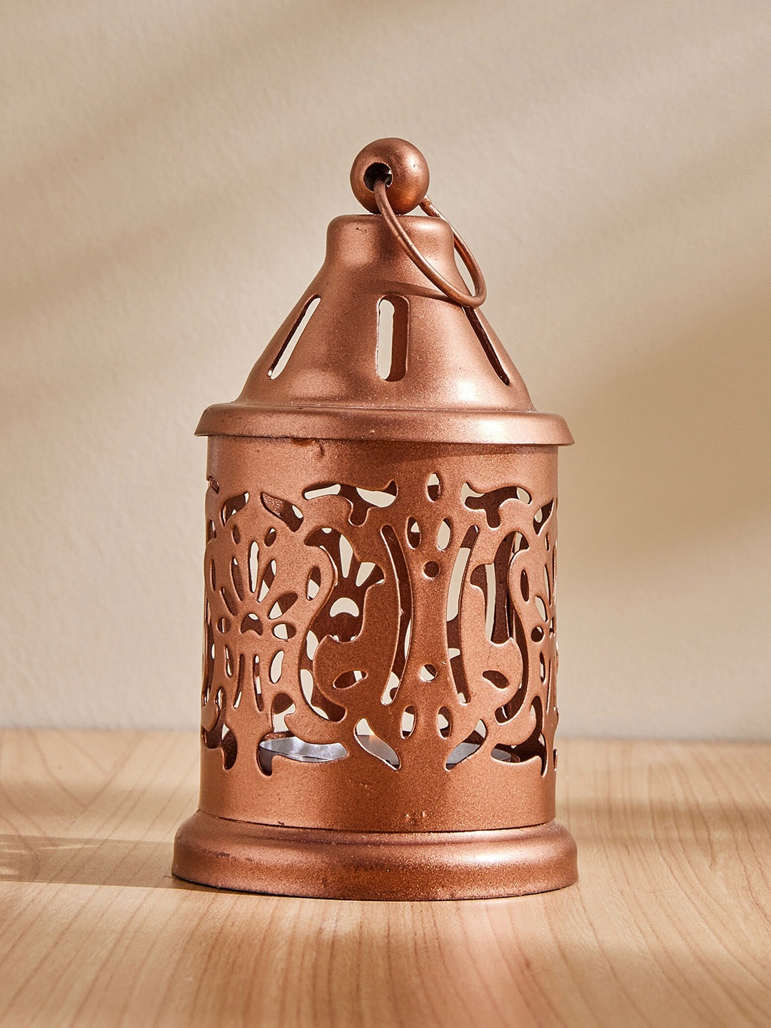

Home Centre Pacific Salsa Brown Hanging Lantern Candle Holders, Bronze