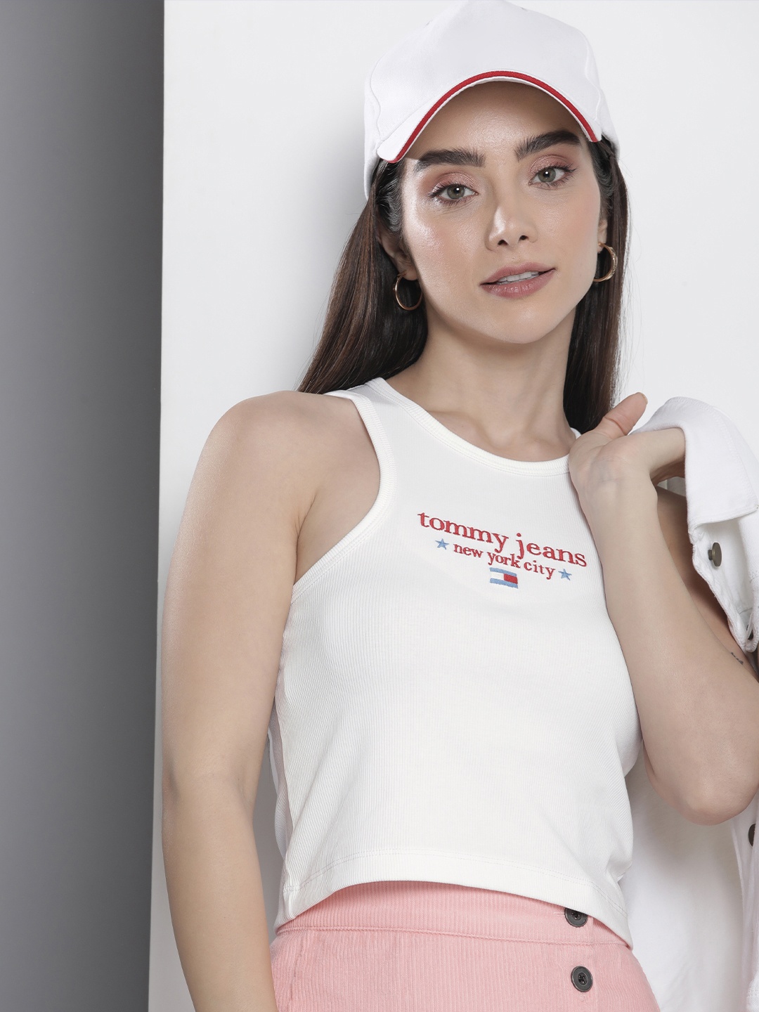 

Tommy Hilfiger Tank Crop Top, White