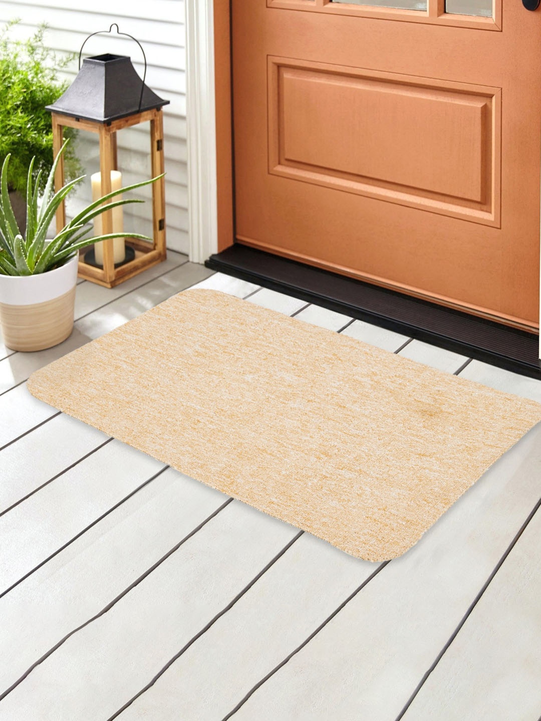 

Home Centre Beige Textured Anti-Skid Doormat