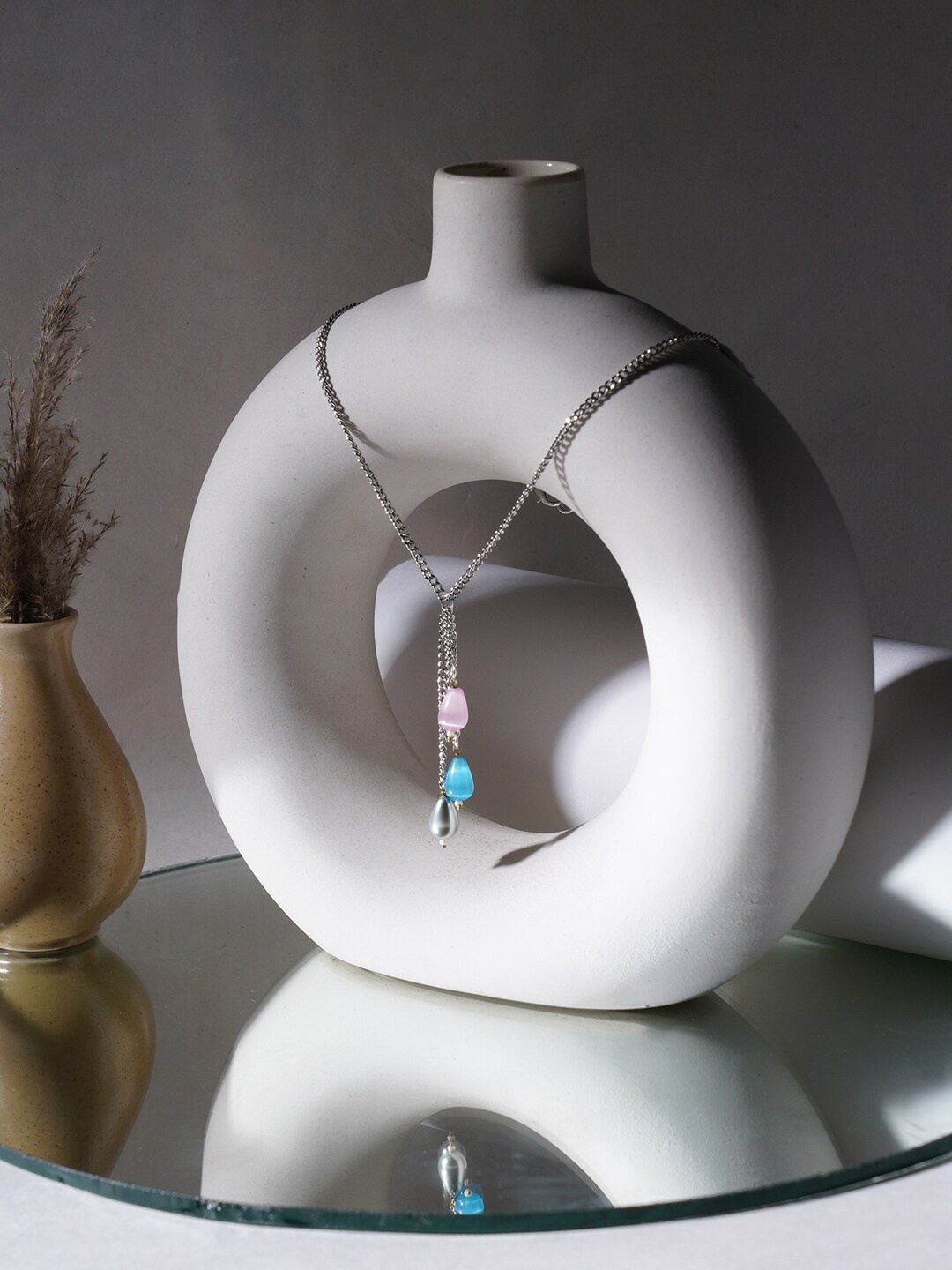 

Ruby Raang Brass Silver-Plated Chain