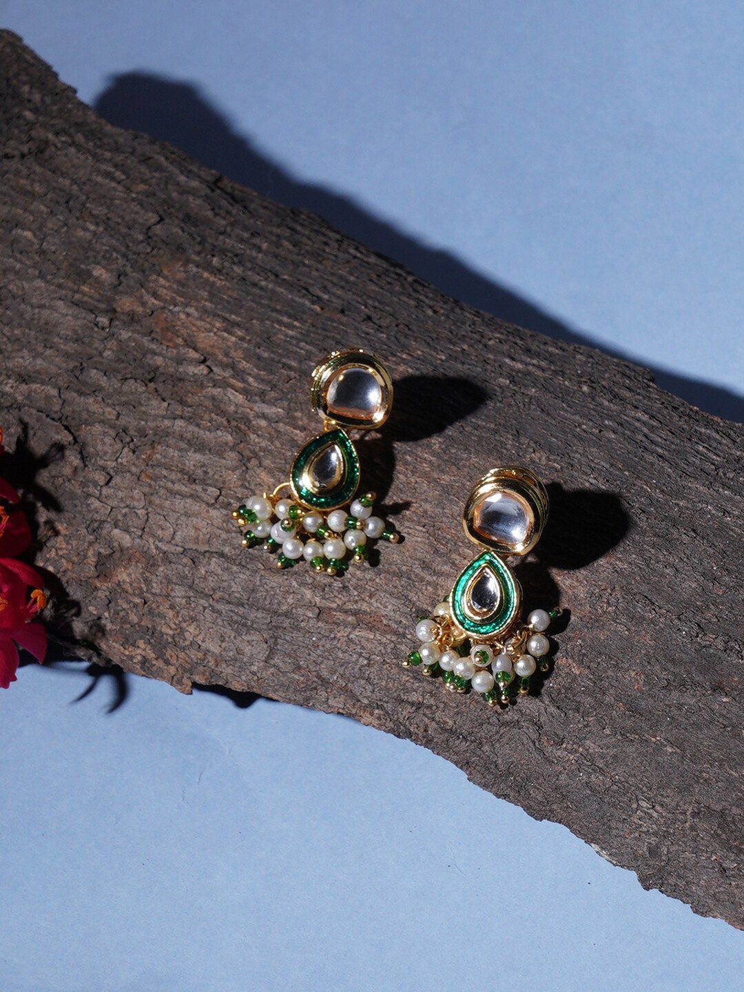 

Ruby Raang Gold-Toned Classic Drop Earrings