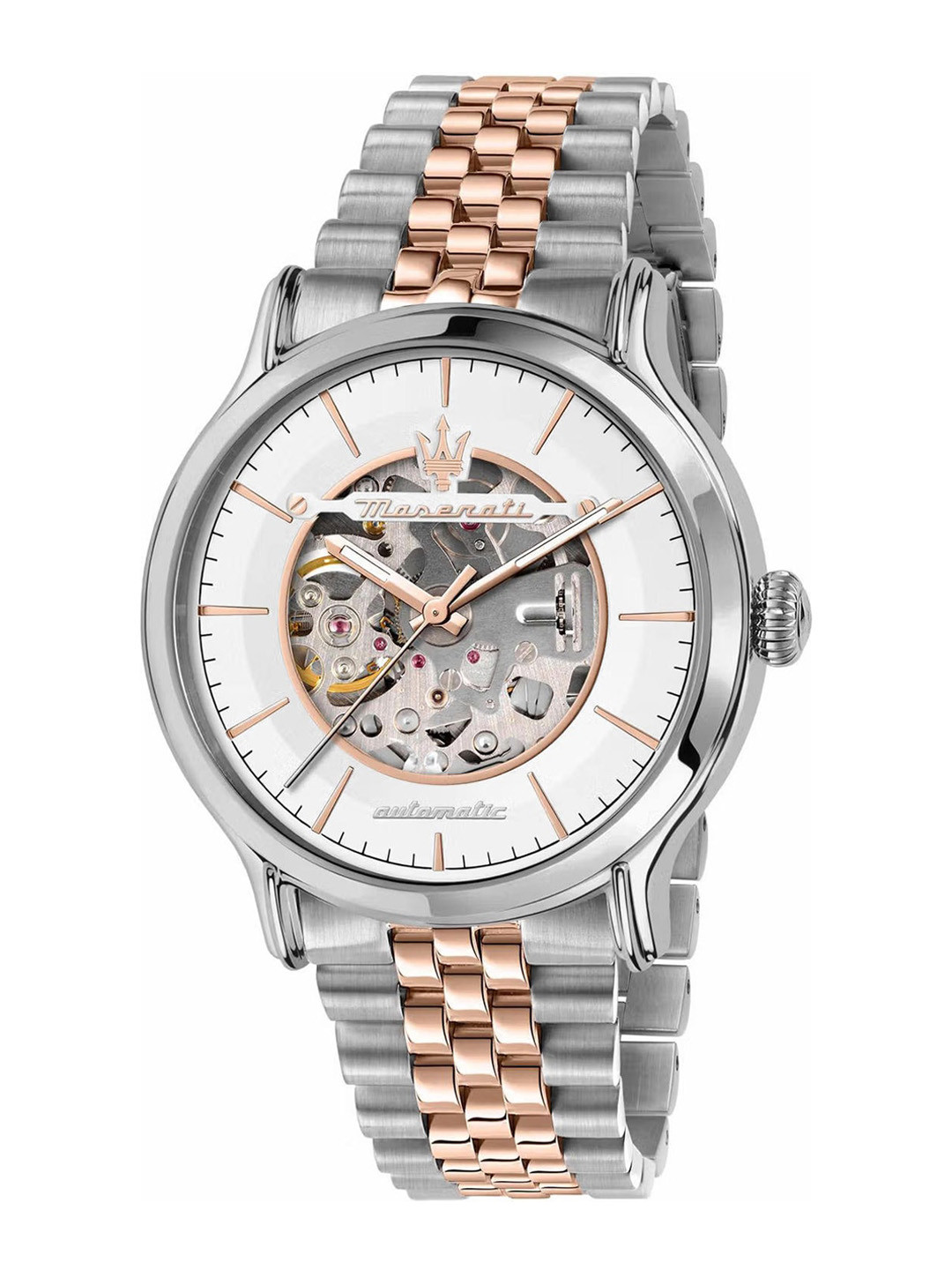 

Maserati Men Skeleton Dial & Bracelet Style Straps Analogue Watch R8823118011, White
