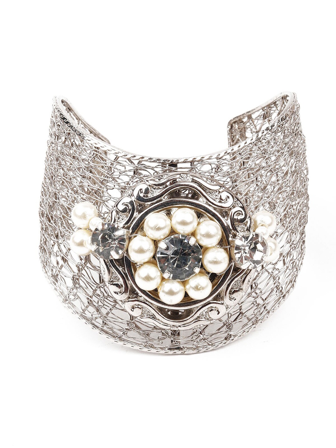 

ODETTE Silver-Plated Cuff Bracelet