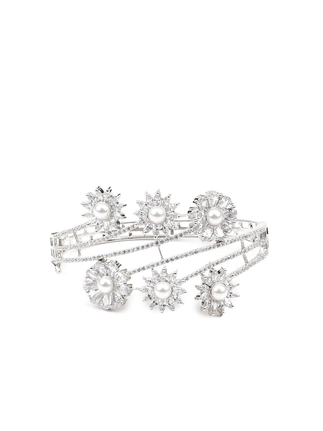 

ODETTE Silver-Plated Bangle-Style Bracelet