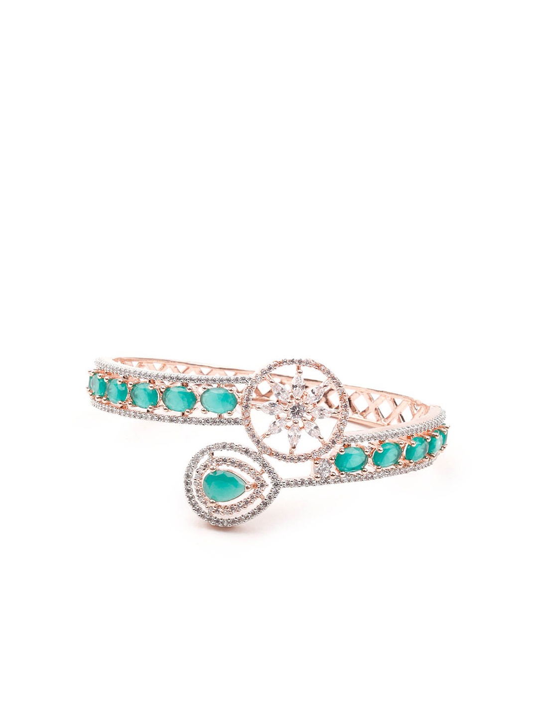 

ODETTE Rose Gold-Plated Kada Bracelet