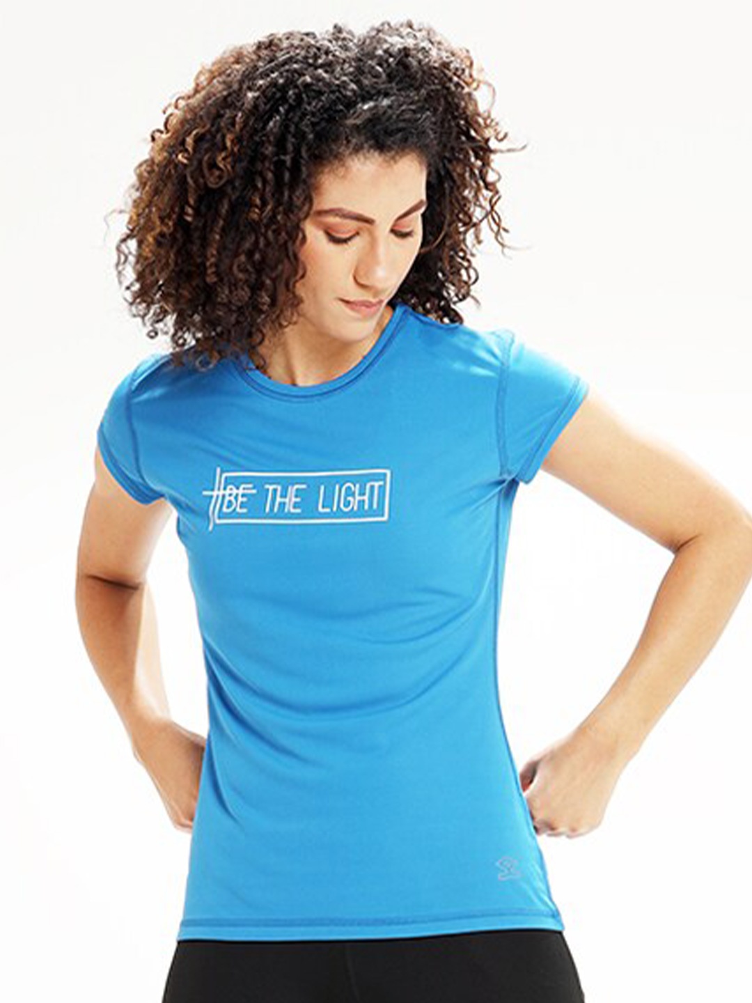 

Shrey Typography Printed Regular Fit T-shirt, Blue