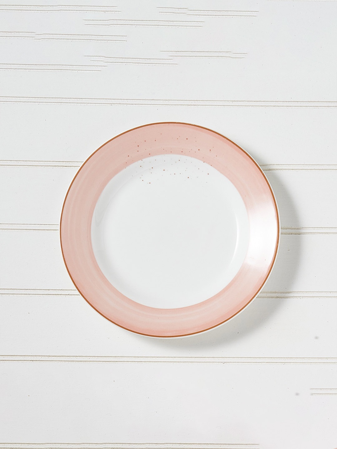 

Home Centre Colour Refresh Pink & White Printed Stoneware Glossy Plate