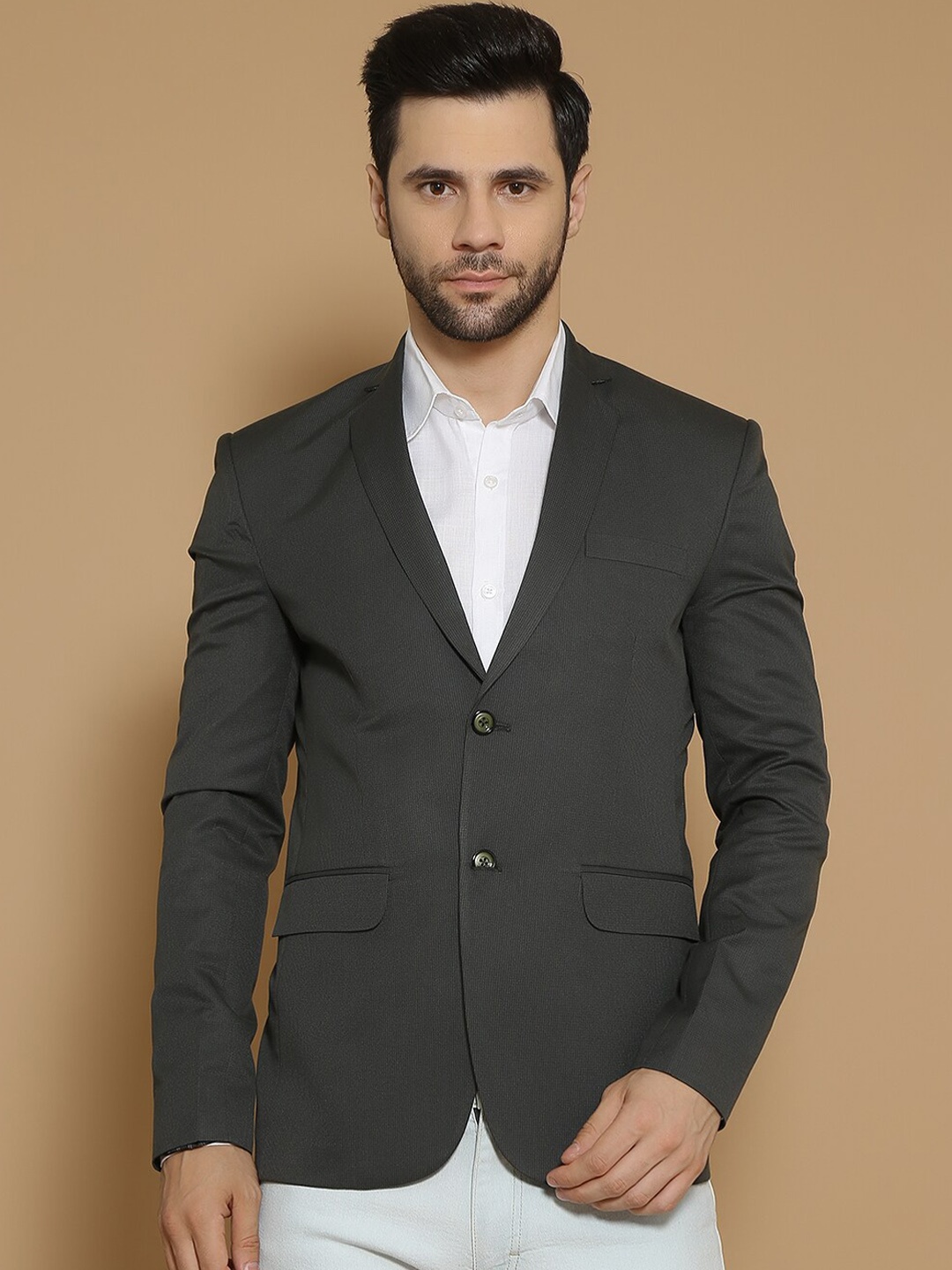 

Wintage Single Breasted Formal Blazers, Green