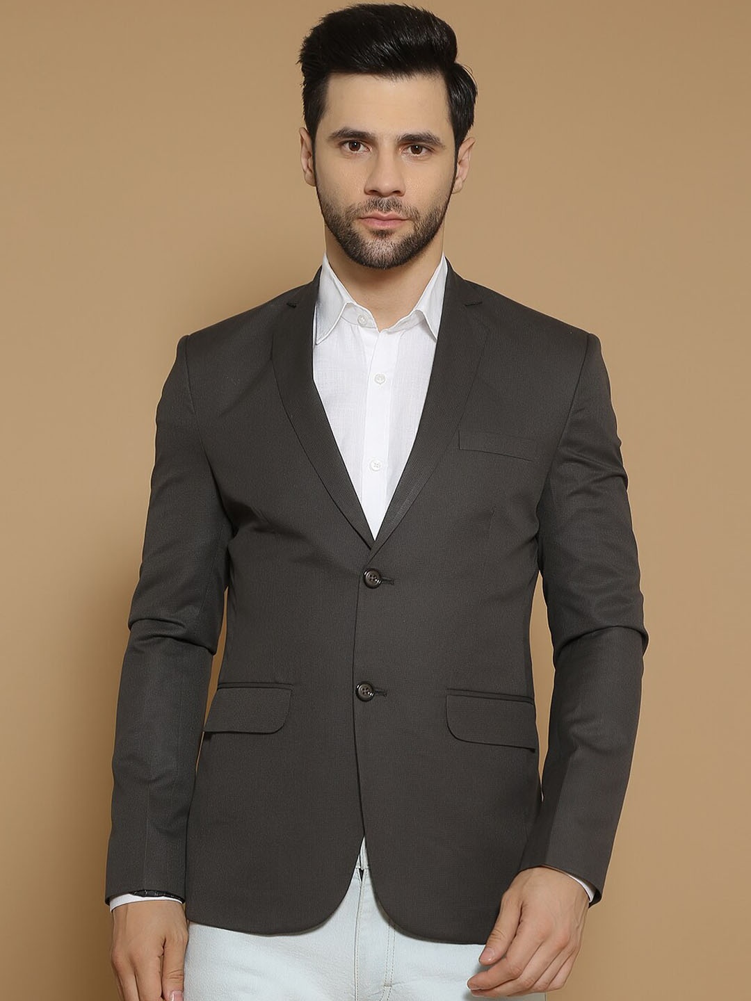 

Wintage Single-Breasted Formal Blazer, Black