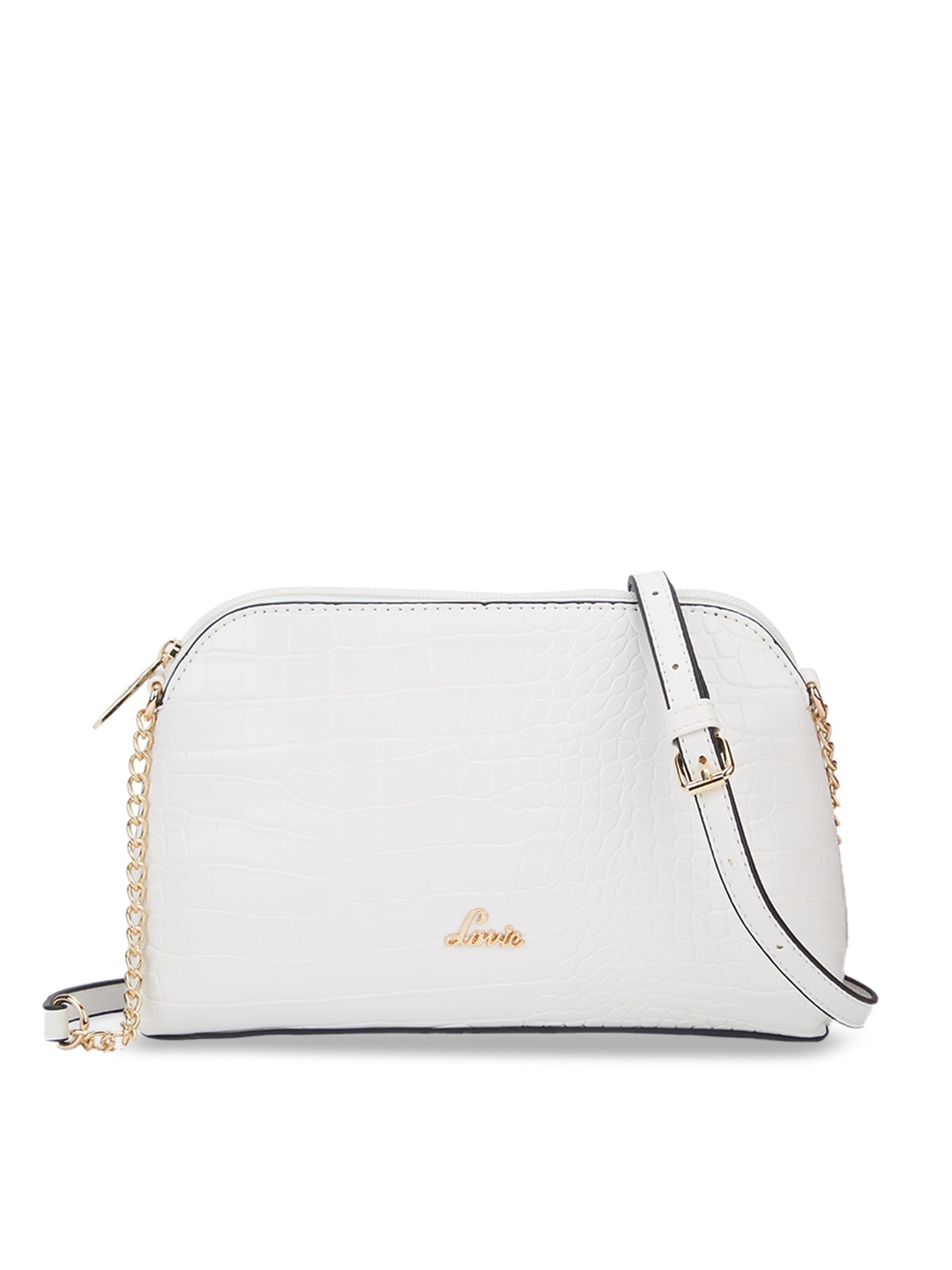 

Lavie Textured Structured Sling Bag, White
